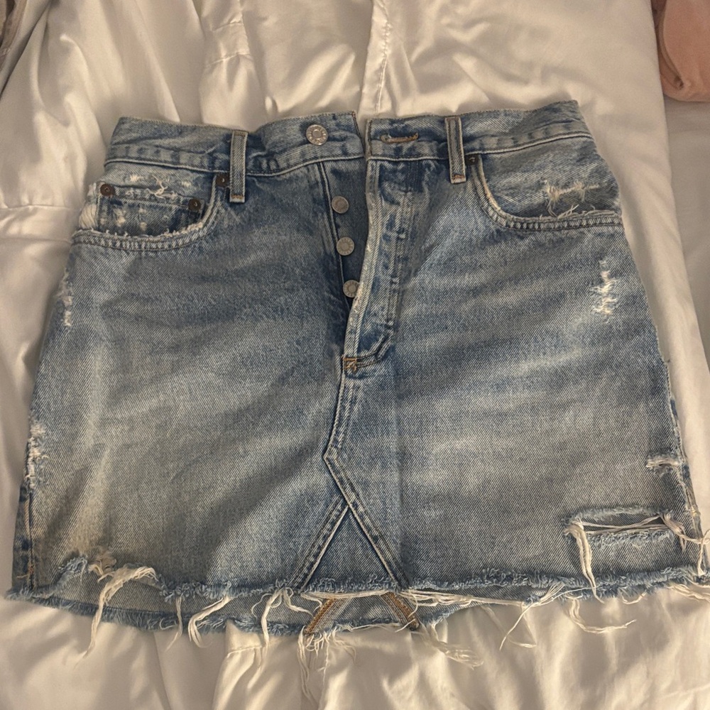 Agolde Demin Skirt